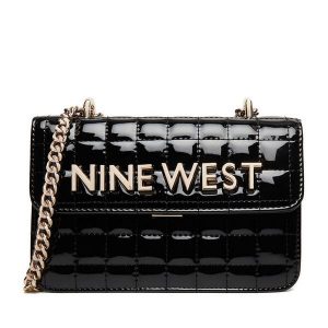 Torebka Nine West. Czarne torebki wieczorowe Nine West, bez wzorów, bez dodatków. Za 209,99 zł.