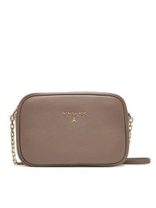 Patrizia Pepe Torebka CB0071/L001-B744 Brązowy. Brązowe listonoszki Patrizia Pepe, bez wzorów, ze skóry, bez dodatków. Za 419,99 zł.