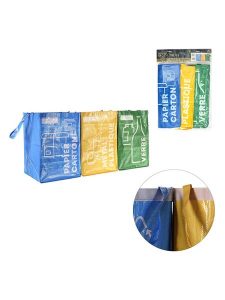 Éco concept planet Torby w kolorze niebieskim, żółtym i zielonym do recyclingu - 80 x 40 x 25 cm rozmiar: onesize. Niebieskie shopper bag éco concept planet, bez wzorów, bez dodatków. Za 48,28 zł.