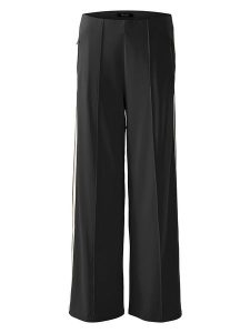 Miss Lagotte Spodnie w kolorze czarnym rozmiar: 38. Czarne spodnie z wysokim stanem Miss Lagotte, bez wzorów, z materiału, z podwyższonym stanem. Za 175,67 zł.