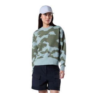 Bluza damska Rossignol Ras du Cou Logo. Zielone bluzy Rossignol, bez wzorów, bez kaptura. Za 396,50 zł.