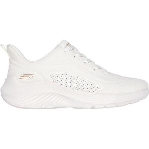 Adidasy Skechers Bobs Squad Waves-jus, Kobiety. Białe buty sportowe Skechers, bez wzorów, z gumy, bez zapięcia. Za 374,00 zł.