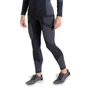 Legginsy Termoaktywne Damskie. Czarne legginsy Dare 2b, bez wzorów, z materiału, długie. Za 174,99 zł.