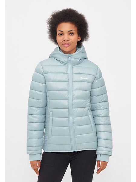 Bench Kurtka pikowana "Kara" w kolorze błękitnym rozmiar: 42. Niebieskie kurtki Bench, bez wzorów, bez kaptura. Za 222,41 zł.