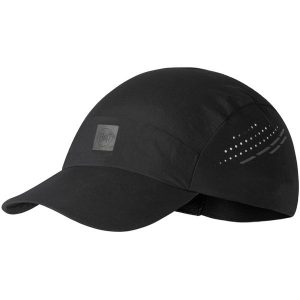 Czapka z daszkiem BUFF PACK LIGHT CAP SOLID. Czarne czapki Buff, bez wzorów, sportowe. Za 135,99 zł.