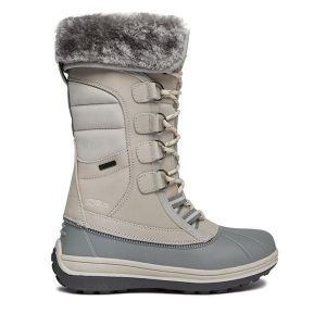 Śniegowce CMP. Brązowe buty zimowe CMP, bez obcasa, bez zapięcia. Za 629,99 zł.