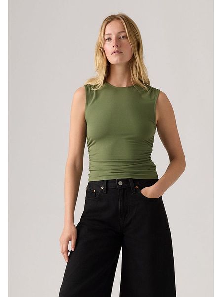 Levi's Top w kolorze zielonym rozmiar: M. Zielone topy Levi's®, m, bez wzorów, bez kołnierzyka, bez ramiączek. Za 71,95 zł.