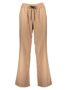 More & More Spodnie w kolorze jasnobrązowym rozmiar: 46. Brązowe spodnie z wysokim stanem More & More, bez wzorów, z materiału, z podwyższonym stanem. Za 91,77 zł.