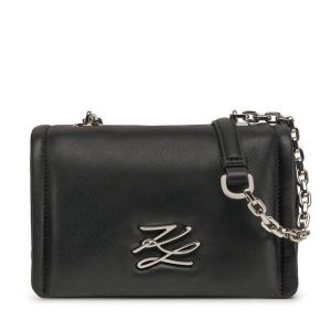 Torebka KARL LAGERFELD. Czarne torebki klasyczne KARL LAGERFELD, bez wzorów, bez dodatków. Za 669,99 zł.