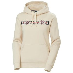 Bluza damska z kapturem Helly Hansen Elevate. Białe bluzy Helly Hansen, bez wzorów, z bawełny, z kapturem. W wyprzedaży za 370,95 zł.