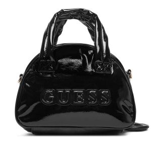 Torebka Guess. Czarne torebki klasyczne Guess, z aplikacjami, bez dodatków. Za 239,99 zł.
