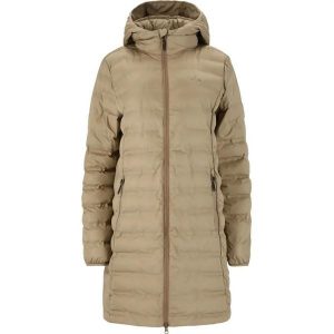 Długa lekka kurtka puchowa damska Whistler Froze. Brązowe kurtki WHISTLER, na zimę, bez wzorów, z puchu, z kapturem. Za 360,00 zł.