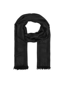 Armani Exchange Szal XW001408 AF16977 FC026 Czarny. Czarne szaliki Armani Exchange, bez wzorów, z wiskozy. Za 404,99 zł.