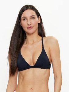 Tommy Hilfiger Góra od bikini UW0UW05374 Granatowy. Niebieskie bikini TOMMY HILFIGER, bez wzorów, z syntetyku. Za 179,99 zł.
