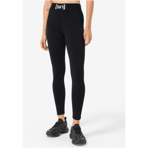 Legginsy damskie SUPER.NATURAL Fintess Shorts. Czarne legginsy super.natural, bez wzorów. Za 349,99 zł.