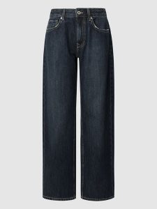 Pepe Jeans Dżinsy "Nicky" - Comfort fit - w kolorze granatowym rozmiar: W25/L32. Niebieskie jeansy Pepe Jeans, z aplikacjami, z jeansu, z podwyższonym stanem. Za 294,28 zł.