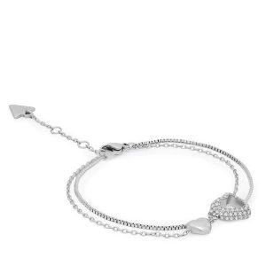Bransoletka Guess. Szare bransoletki Guess, srebrne. Za 279,99 zł.