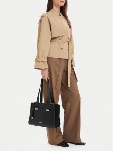 MEXX Torebka CEO-MEXX-L-020-08 Czarny. Czarne torebki klasyczne Mexx, bez wzorów, ze skóry, bez dodatków. Za 219,99 zł.