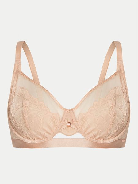 Dorina Biustonosz z fiszbiną Rochelle FXWB0028LA173 Beżowy. Brązowe biustonosze Dorina, bez wzorów, z syntetyku. Za 99,99 zł.