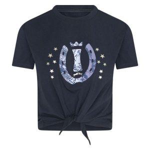 Koszulka damska Imperial Riding Star. Niebieskie koszulki sportowe IMPERIAL RIDING, bez wzorów, bez ramiączek. Za 140,50 zł.
