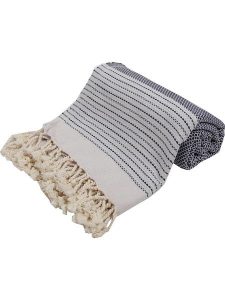 Samimi Chusta hammam w kolorze niebiesko-błękitnym - 180 x 100 cm rozmiar: onesize. Niebieskie apaszki i chusty Samimi, bez wzorów, z bawełny. Za 69,99 zł.