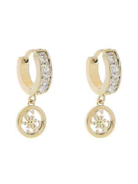 Guess Kolczyki Huggie Me JUBE03 147JW Żółte złocenie. Żółte kolczyki Guess. Za 169,99 zł.