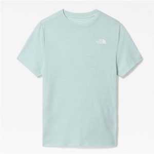 Koszulka sportowa damska The North Face W Novelty. Niebieskie koszulki sportowe The North Face, bez wzorów, z poliesteru, bez ramiączek. Za 102,00 zł.