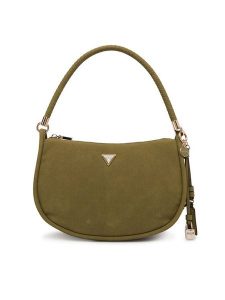 Guess Torebka Danya HWSG99 18010 Zielony ciemny. Zielone torebki klasyczne Guess, z aplikacjami, ze skóry, bez dodatków. Za 589,99 zł.