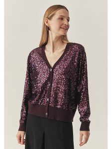 TATUUM Kardigan "Gloss" w kolorze bordowym rozmiar: XXL. Czerwone kardigany Tatuum. Za 162,49 zł.