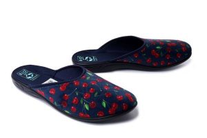 ADANEX 28795 SAL17VD GR/CZ granatowy, kapcie damskie. Niebieskie kapcie Adanex, bez wzorów. Za 41,99 zł.