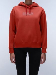Napapijri Bluza w kolorze czerwonym rozmiar: S. Czerwone bluzy Napapijri, s, bez wzorów, z kapturem. Za 144,92 zł.
