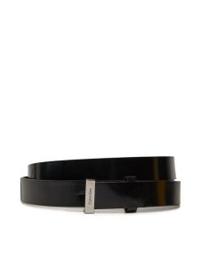 Calvin Klein Pasek Damski K60K612386 Czarny. Czarne paski Calvin Klein, bez wzorów, ze skóry. Za 239,99 zł.