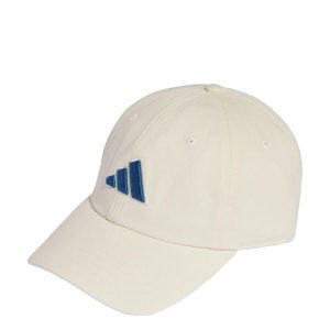Czapka DAD CAP TONAL LOGO. Białe czapki ADIDAS, bez wzorów, z bawełny, klasyczne. Za 109,00 zł.