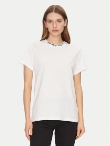 The North Face T-Shirt Zumu NF0A87DJ Biały Relaxed Fit. Białe t-shirty The North Face, s, bez wzorów, z bawełny, bez kołnierzyka, bez ramiączek. Za 99,99 zł.