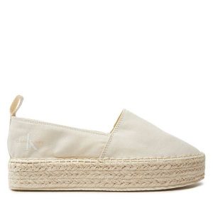 Espadryle Calvin Klein Jeans. Espadryle Calvin Klein Jeans, bez wzorów, z jeansu, bez obcasa. Za 229,99 zł.