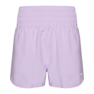 Spodenki damskie Nike One Dri-Fit Ultra High-Waisted 3". Czerwone szorty Nike, bez wzorów. Za 139,99 zł.