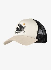 Czapka z daszkiem Buff Trucker Cap - mook cream. Brązowe czapki Buff, bez wzorów, z bawełny. Za 109,99 zł.