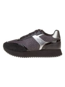 Geox Sneakersy "DORALEA" w kolorze czarnym rozmiar: 41. Czarne trampki Geox, bez wzorów, bez zapięcia. Za 281,10 zł.