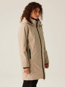 Regatta Parka "Yewbank IV" w kolorze beżowym rozmiar: 38. Brązowe płaszcze Regatta, m, bez wzorów, bez kaptura. Za 202,03 zł.