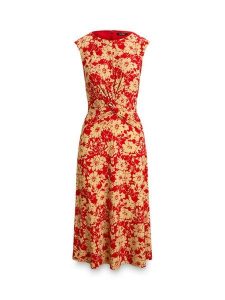 LAUREN RALPH LAUREN Sukienka letnia 200P09092001 Czerwony Regular Fit. Czerwone sukienki Lauren Ralph Lauren, na lato, bez wzorów, z syntetyku, bez kołnierzyka, bez ramiączek. Za 665,99 zł.