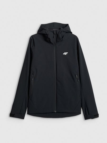 4F Kurtka przejściowa membrana 5000 damska - czarna S. Czarne kurtki 4f, na jesień, l, bez wzorów, bez kaptura. Za 299,99 zł.