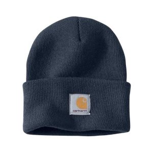 Czapka zimowa Carhartt Acrylic Watch Hat. Fioletowe czapki CARHARTT, bez wzorów, sportowe. Za 75,99 zł.