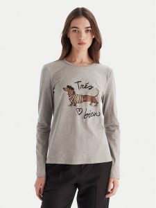 Weekend Max Mara Bluzka Renoir 2525946032 Szary Regular Fit. Szare bluzki Weekend Max Mara, l, bez wzorów, z bawełny, bez kołnierzyka, bez ramiączek. Za 359,99 zł.