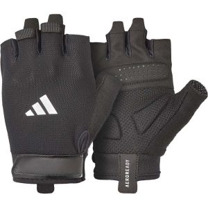Rękawice treningowe Essential. Białe rękawiczki ADIDAS, bez wzorów. Za 90,99 zł.
