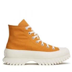 Buty do chodzenia damskie Converse Chuck Taylor All Star Lugged 2.0. Brązowe buty sportowe Converse, bez wzorów, z materiału, bez zapięcia, trekkingowe. W wyprzedaży za 439,95 zł.
