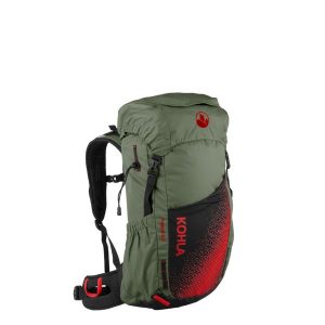 Plecak turystyczny Kohla Track 23L - bronze green/scarlet/caviar. Zielone plecaki KOHLA. Za 434,99 zł.