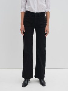 Someday Dżinsy - Regular fit - w kolorze czarnym rozmiar: 36. Czarne jeansy someday., z aplikacjami, ze skóry, z podwyższonym stanem. Za 173,99 zł.