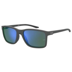 Okulary przeciwsłoneczne Under Armour Hustle XL S3 Matte. Szare okulary przeciwsłoneczne Under Armour, prostokątne. Za 339,99 zł.
