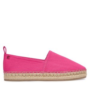 Espadryle Calvin Klein. Czerwone espadryle Calvin Klein, bez wzorów, bez obcasa. Za 329,99 zł.