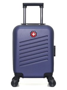 SWISS KOPPER Walizka "Zurich" w kolorze granatowym - 32 x 42 x 20 cm rozmiar: onesize. Niebieskie walizki SWISS KOPPER, bez wzorów, z materiału. Za 108,99 zł.